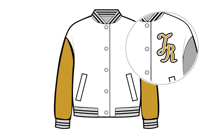 Custom Zipped Fleece Letterman Jackets - Varsity Jackets