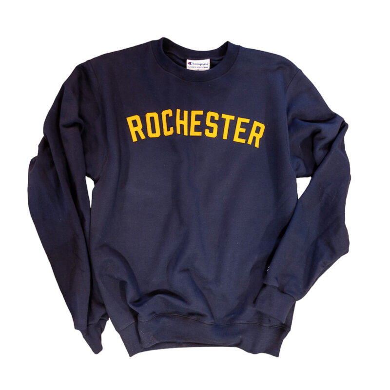 Rochester Champion Applique Crew Neck Sweatshirt