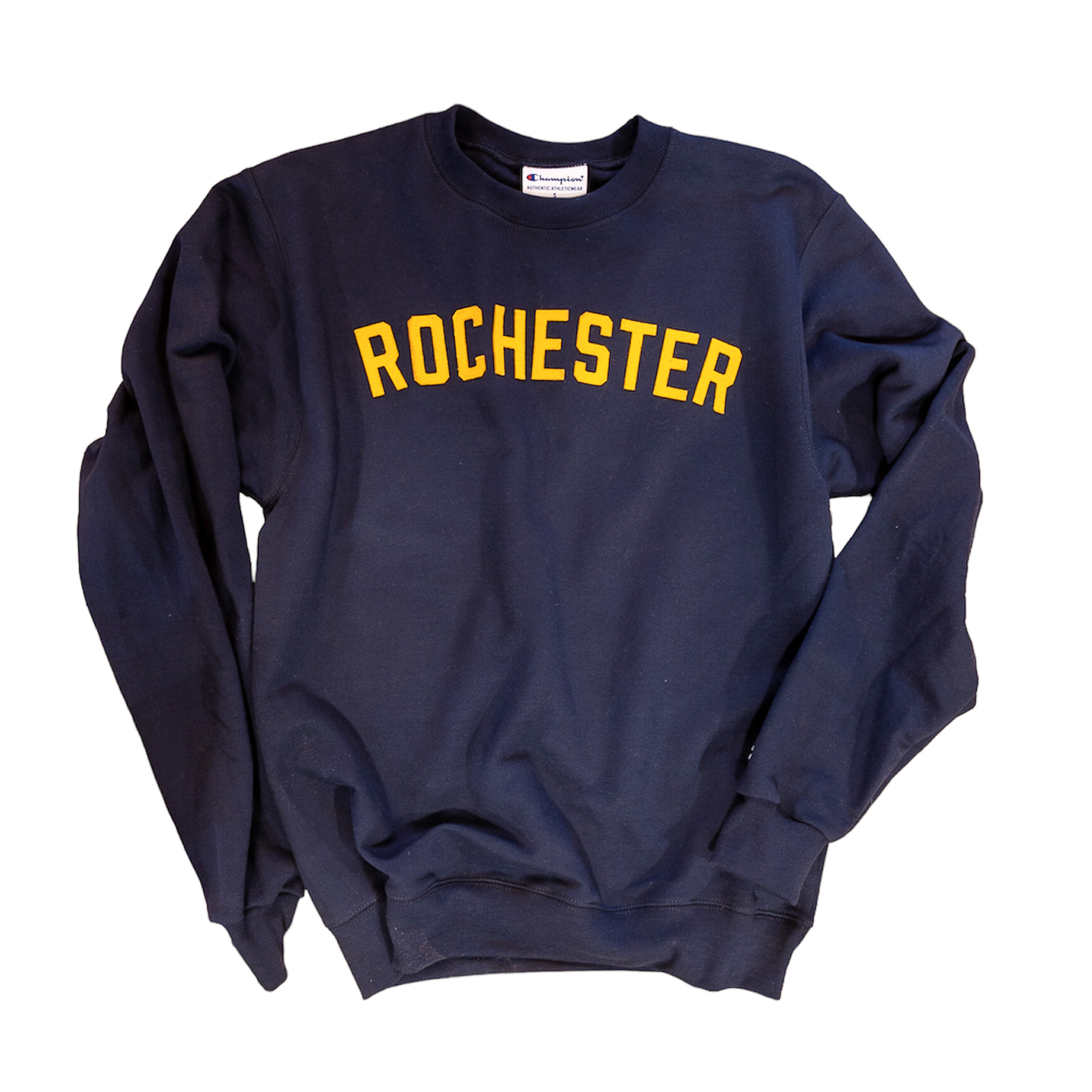 Rochester Champion Applique Crew Neck Sweatshirt
