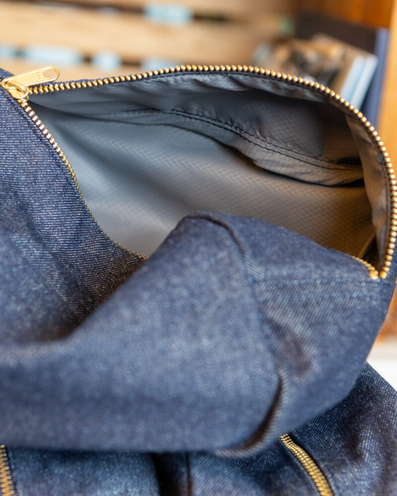 Indigo Denim Dopp Kit