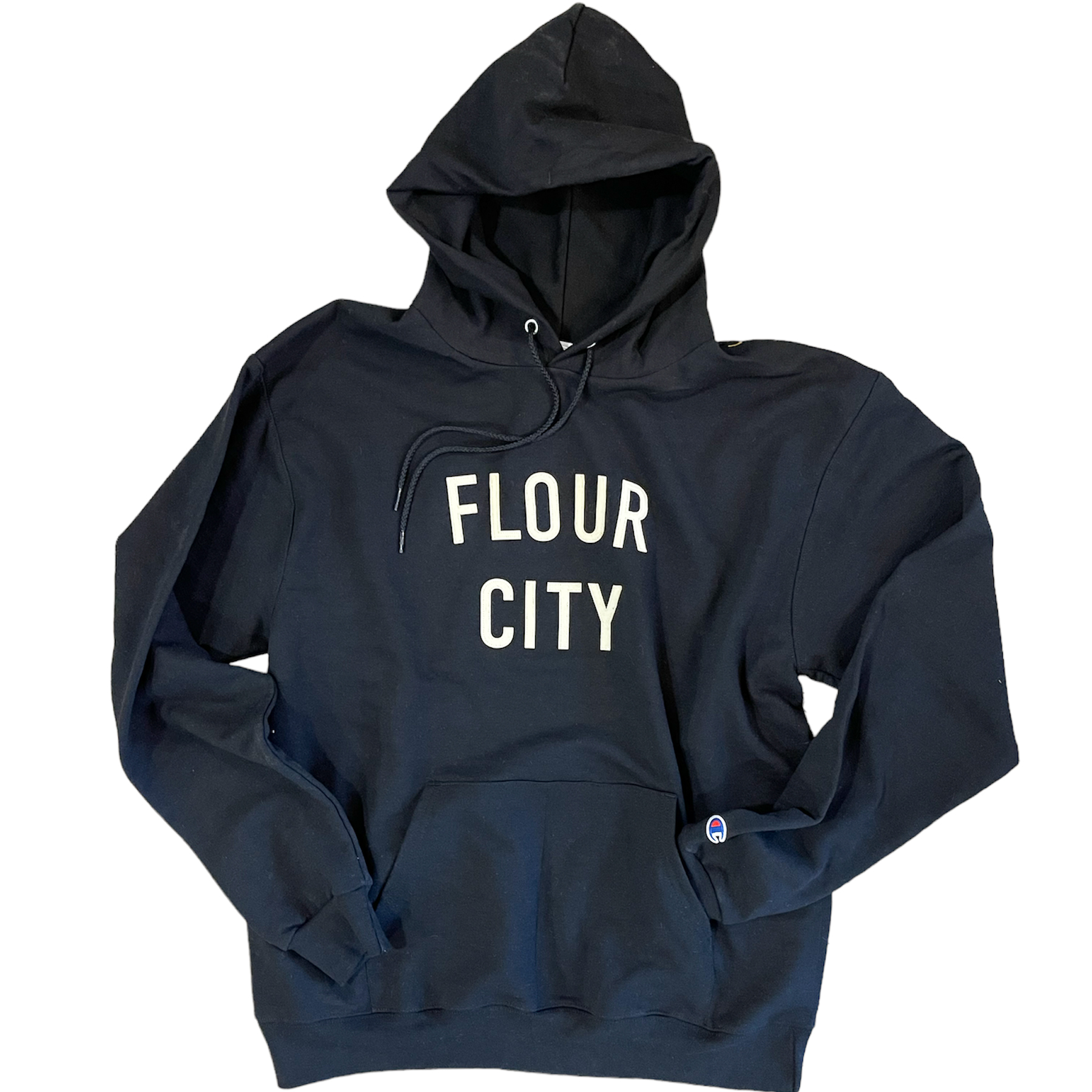 Flour City Stitched Letter Hoodie