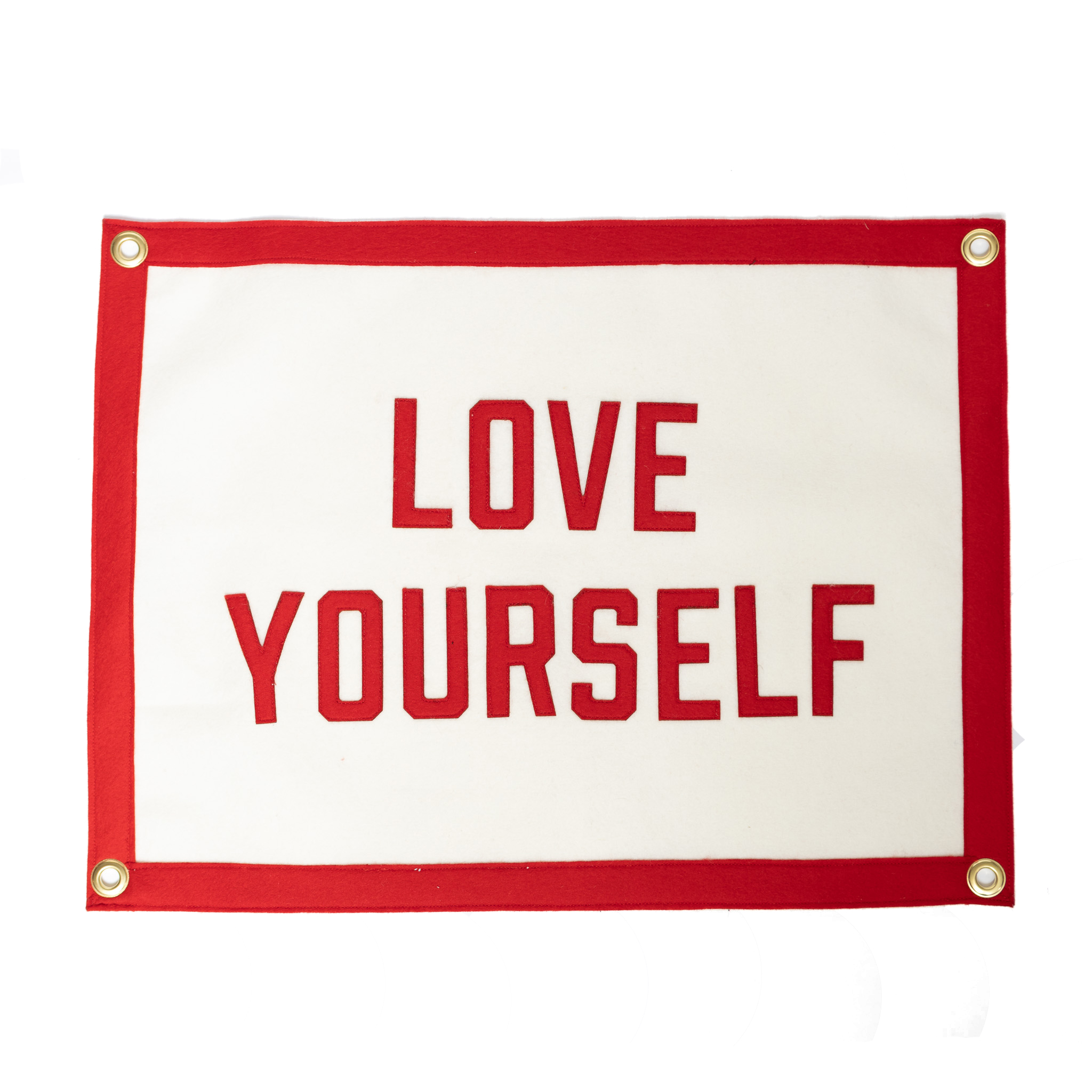 Love Yourself Wool Felt Banner