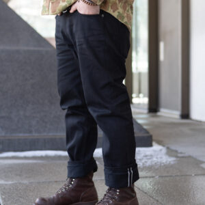 Rustic Dime Selvedge Denim Black - Golden Supply & Mfg. Co.