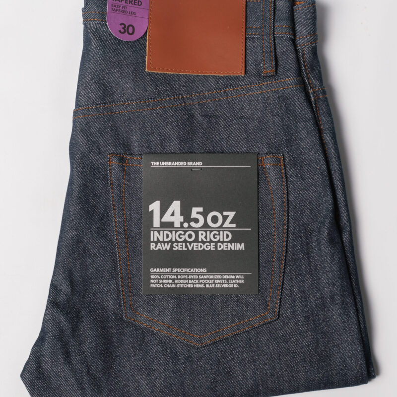UB601 Relaxed Tapered Fit 14.5oz Indigo Selvedge Denim