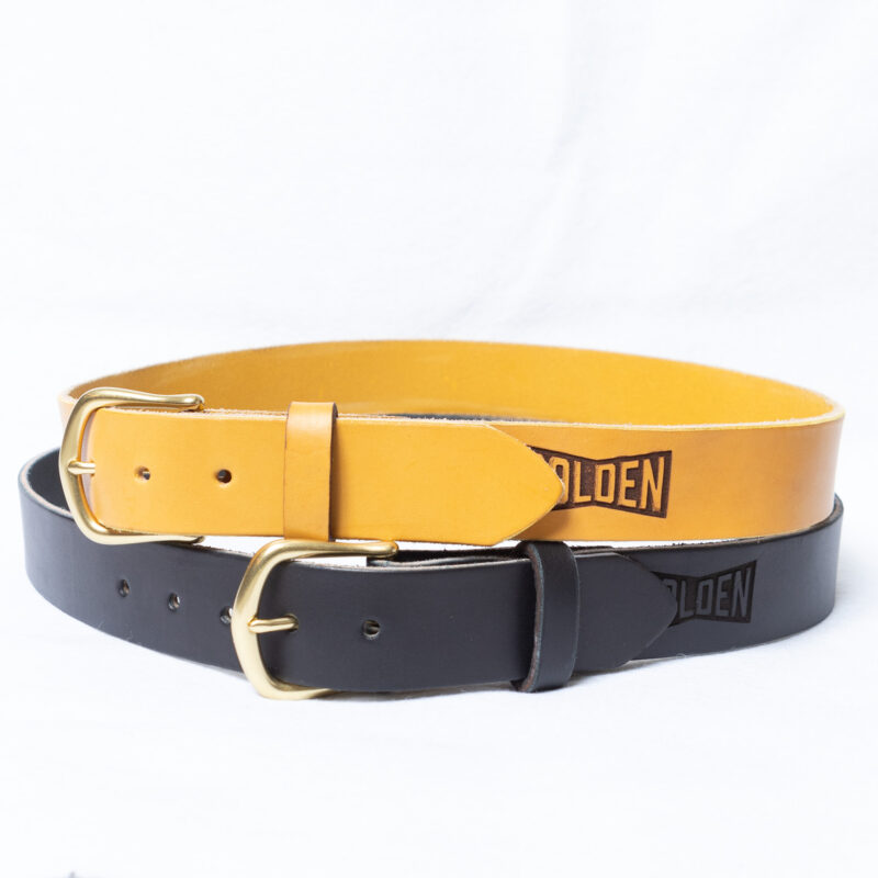 Standard leather belt