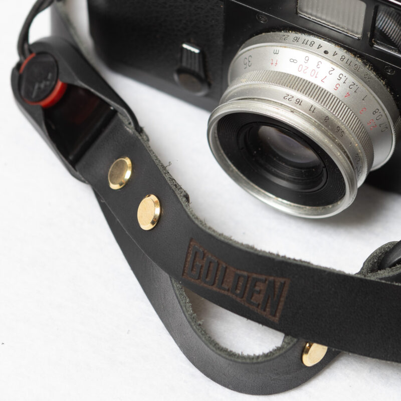 Riveted Standard Leather Camera Strap