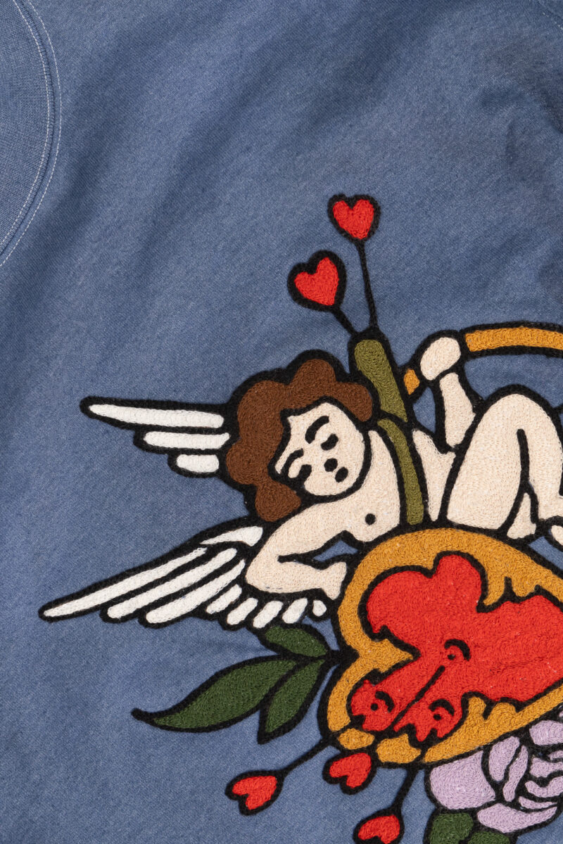 Chainstitched Cupid Crewneck Sweatshirt