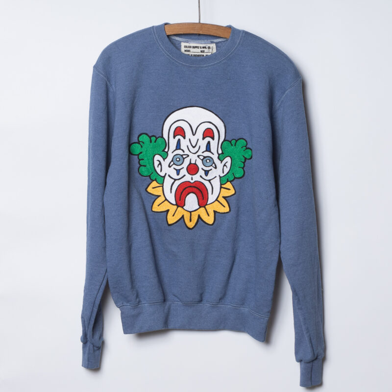 Chainstitched Clown Crewneck Sweatshirt