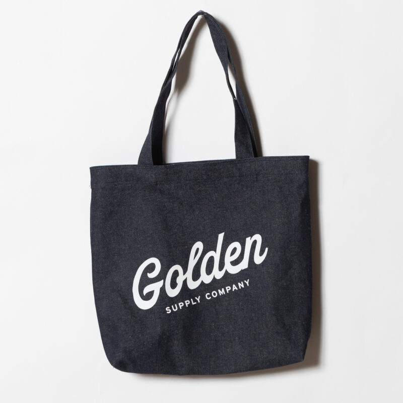 Golden Crew Denim Tote Bag