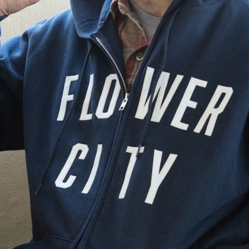 Flower City Zip Up Hoodie